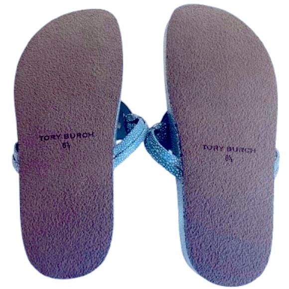 Tory Burch Miller Cloud Leather Sandals - Picture 3 of 5